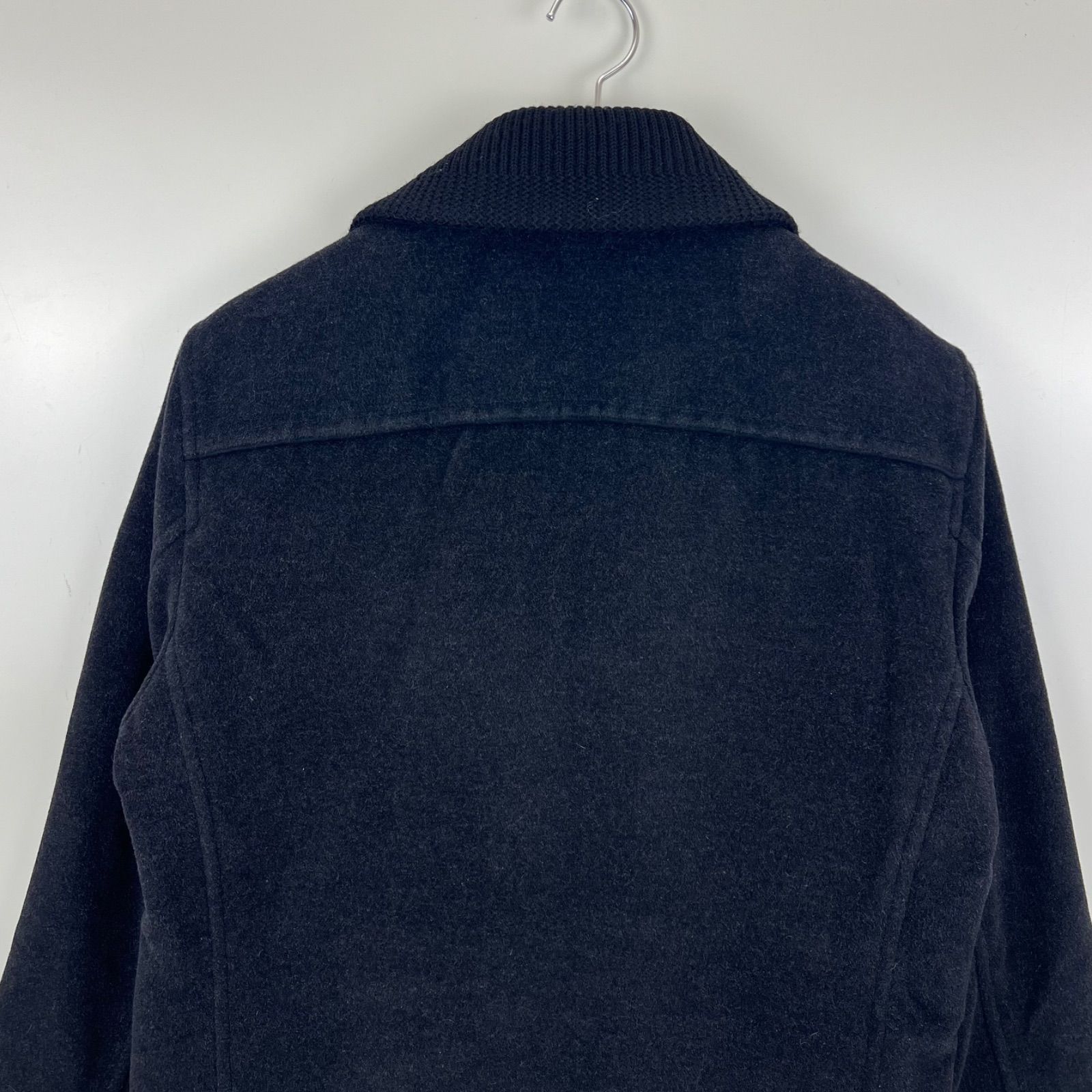 LANVIN collection 00s JAPAN archive angora wool shawl collar coat
