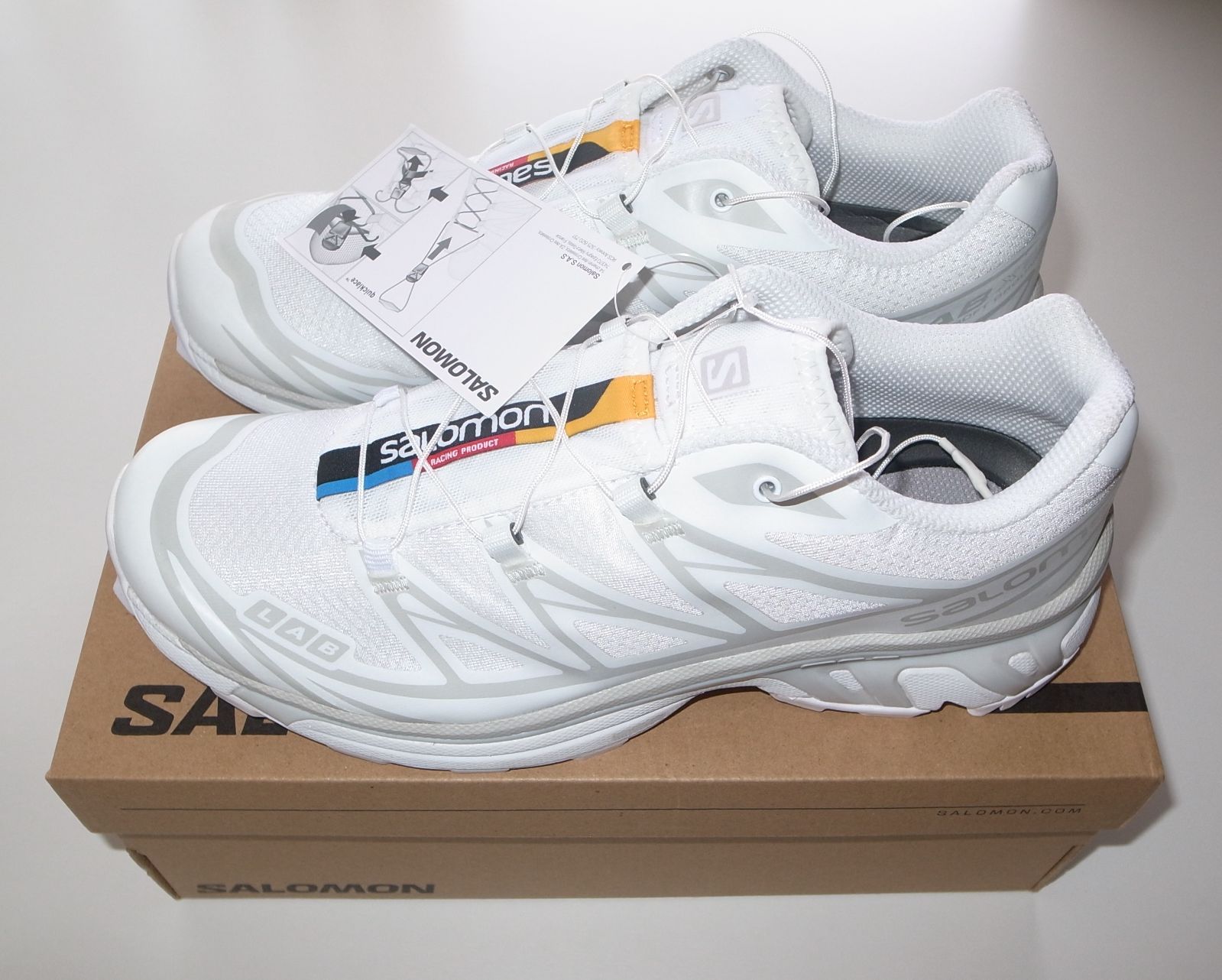 SALOMON XT-6 26.5cm US8.5 white ホワイト - XT-6 SALOMON Clearly 