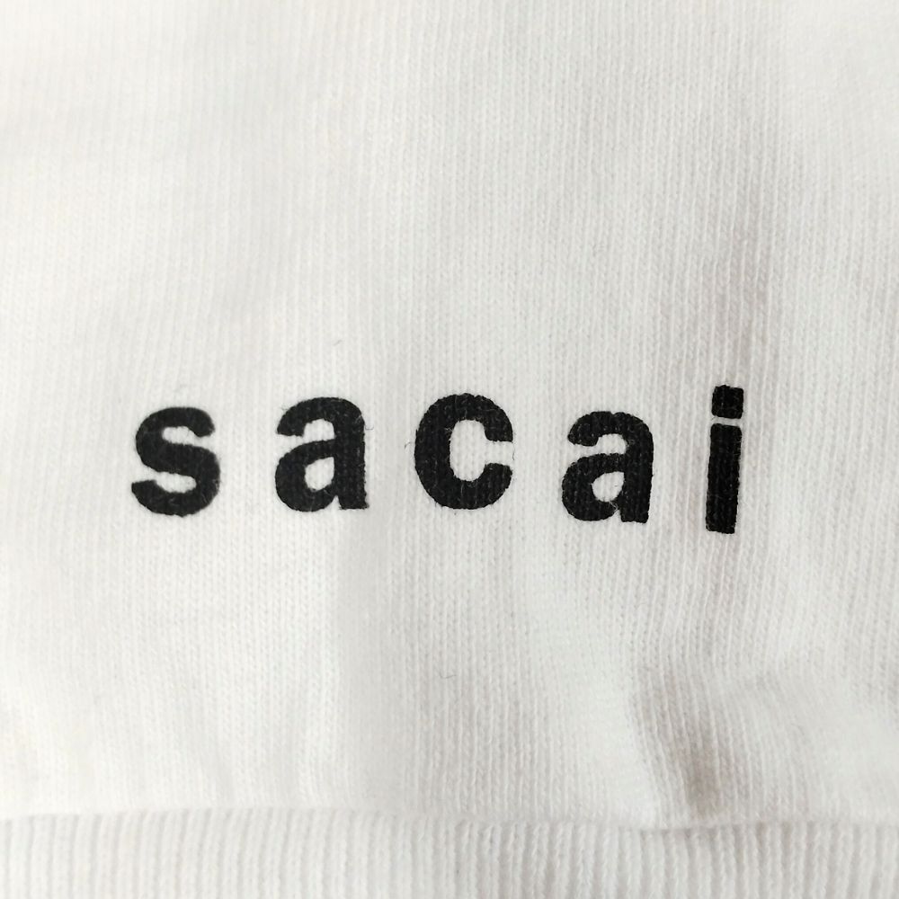 SACAI サカイ 品番 23-0525S バックロゴプリント レイヤード 長袖T