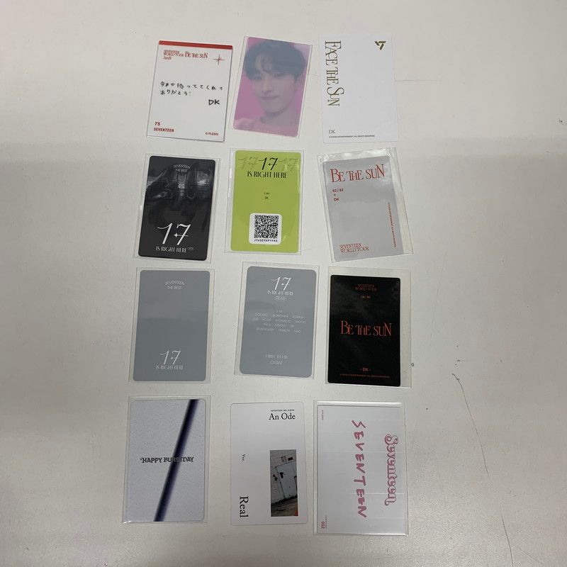 中古美品】 SEVENTEEN セブンティーン DK ドギョム うちわ トレカ