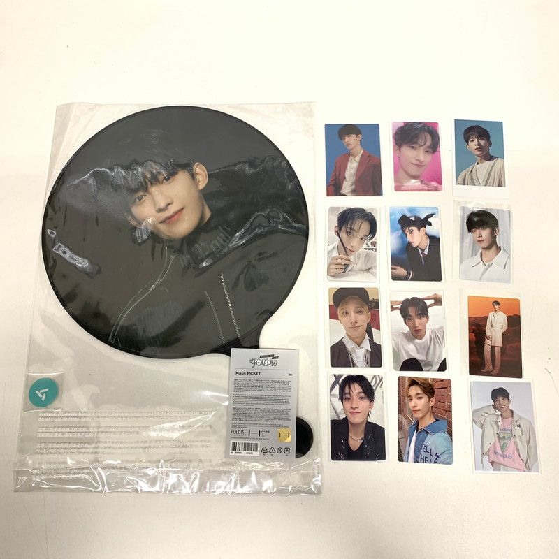 中古美品】 SEVENTEEN セブンティーン DK ドギョム うちわ トレカ