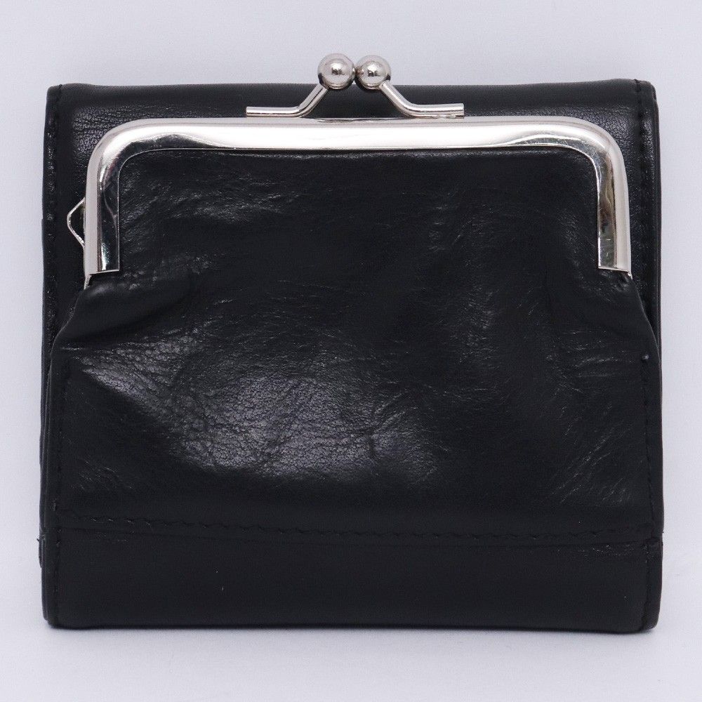 Y S SEMI-GLOSS SMOOTH LEATHER WALLET ブラック YA-A 06-714-1