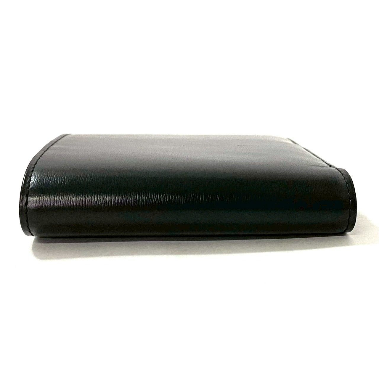 【Cartier】パシャ 二つ折り財布 レザー ブラック/黒 コンパクトウォレット カルティエ (M-000)