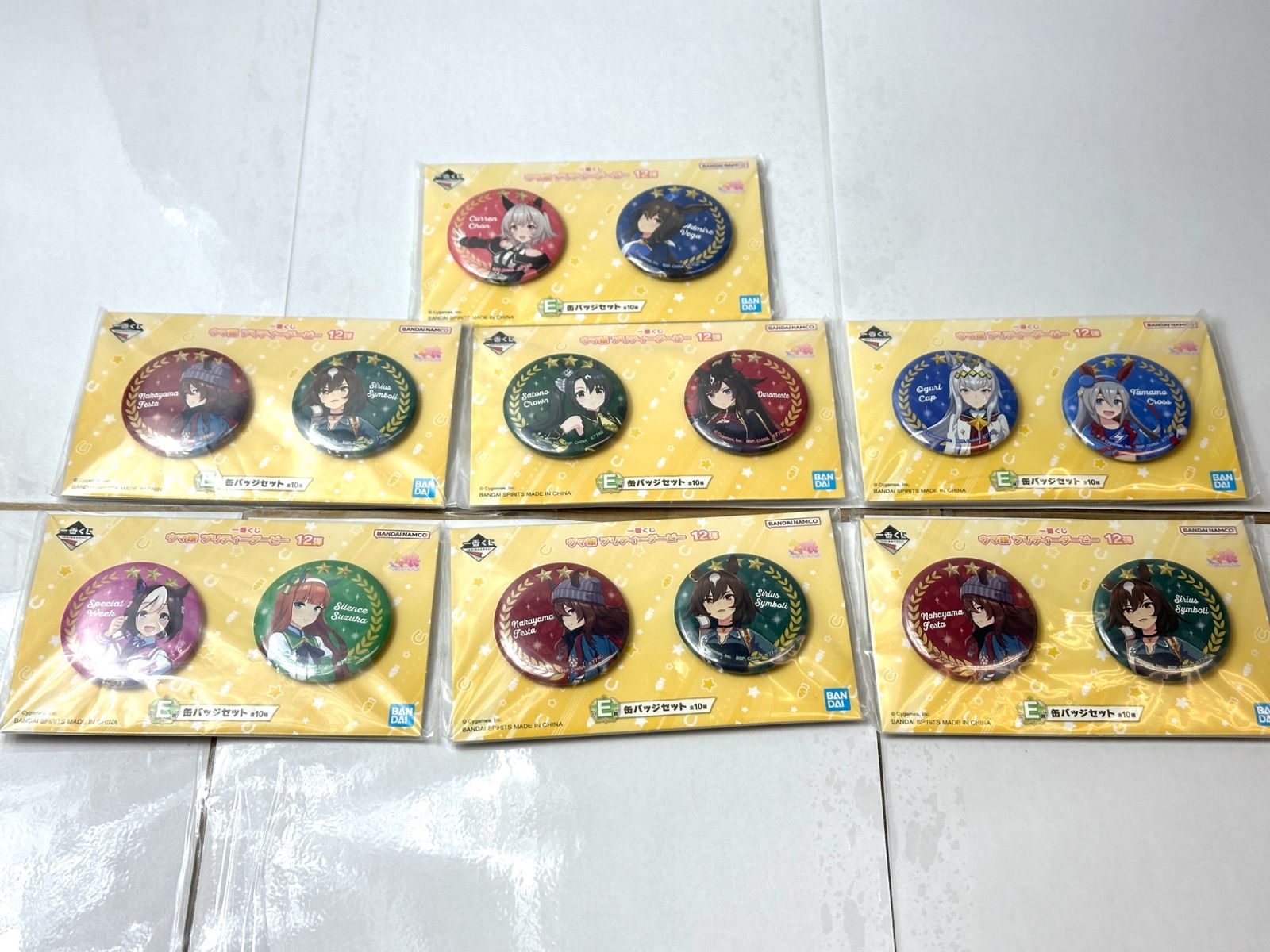 一番くじ ウマ娘プリティーダービー グッズ まとめセット アクスタ アクリルスタンド ラバーチャーム 他 11 27