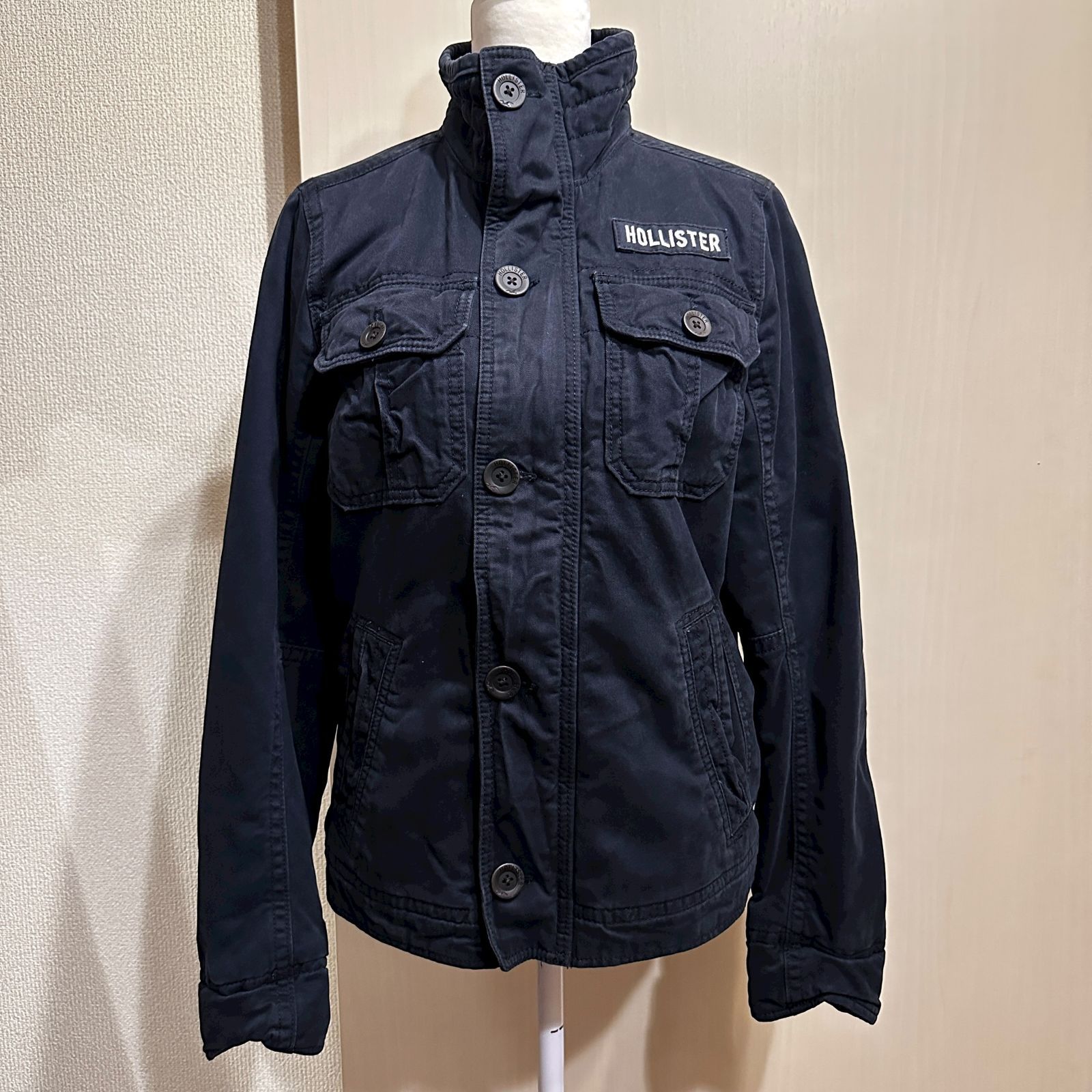 HOLLISTER ダウンジャケット 黒 サイズS HR0732 - メルカリ