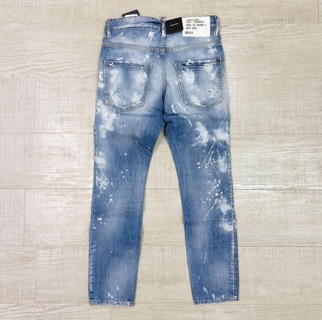 22ss 2022 新品 DSQUARED2 ディースクエアード SKATER JEANS ダメージ
