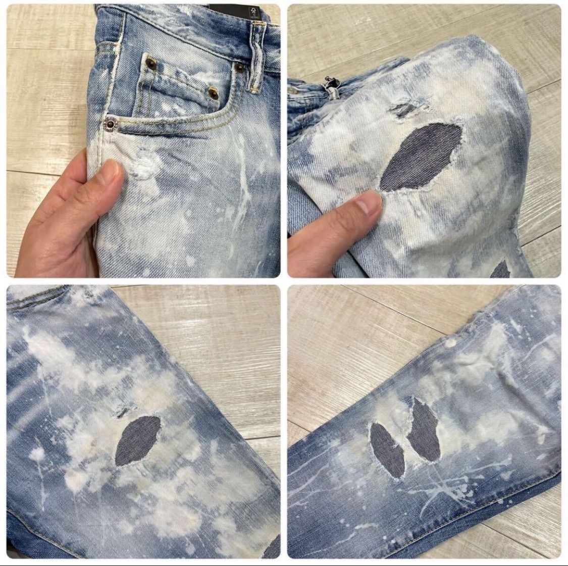 22ss 2022 新品 DSQUARED2 ディースクエアード SKATER JEANS ダメージ