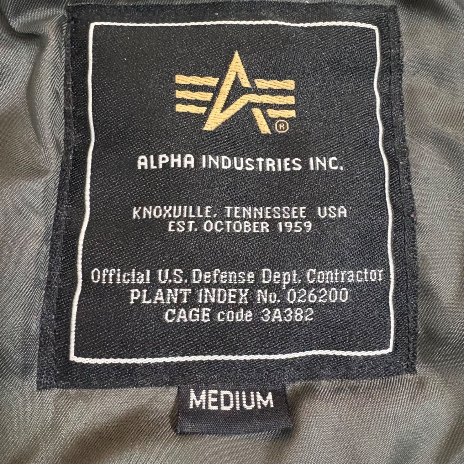 アルファ Alpha N-2B フライトジャケット 短丈 ファー 00s y2k カーキ