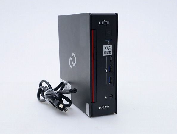 富士通 ESPRIMO Q 7010 H Core i 5 10500 T 2 3 GHz 8 GB 256 NVMe SSD DisplayPort x 2出力 Windows 11 Pro 64 bit