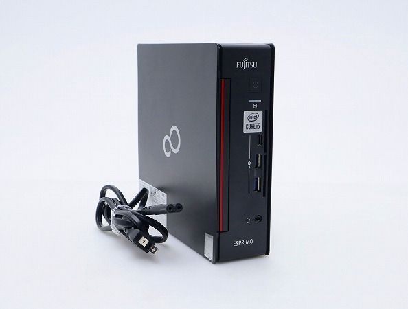 富士通 ESPRIMO Q 7010 E Core i 5 10500 T 2 3 GHz 8 GB 256 NVMe SSD DisplayPort x 2出力 Windows 11 Pro 64 bit