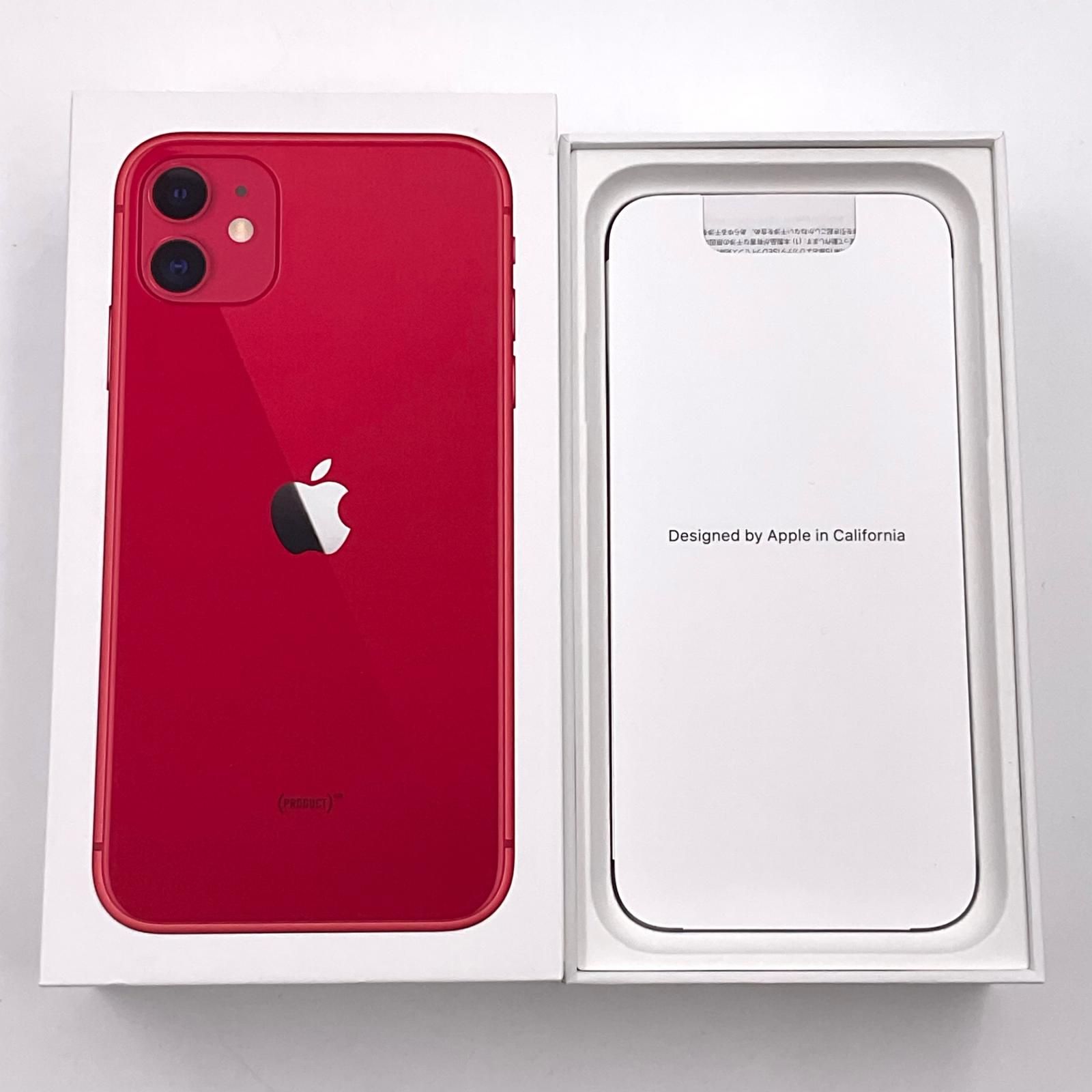 iPhone 11 128GB (PRODUCT)RED Softbank 白ロム 動作確認済 76%【全額