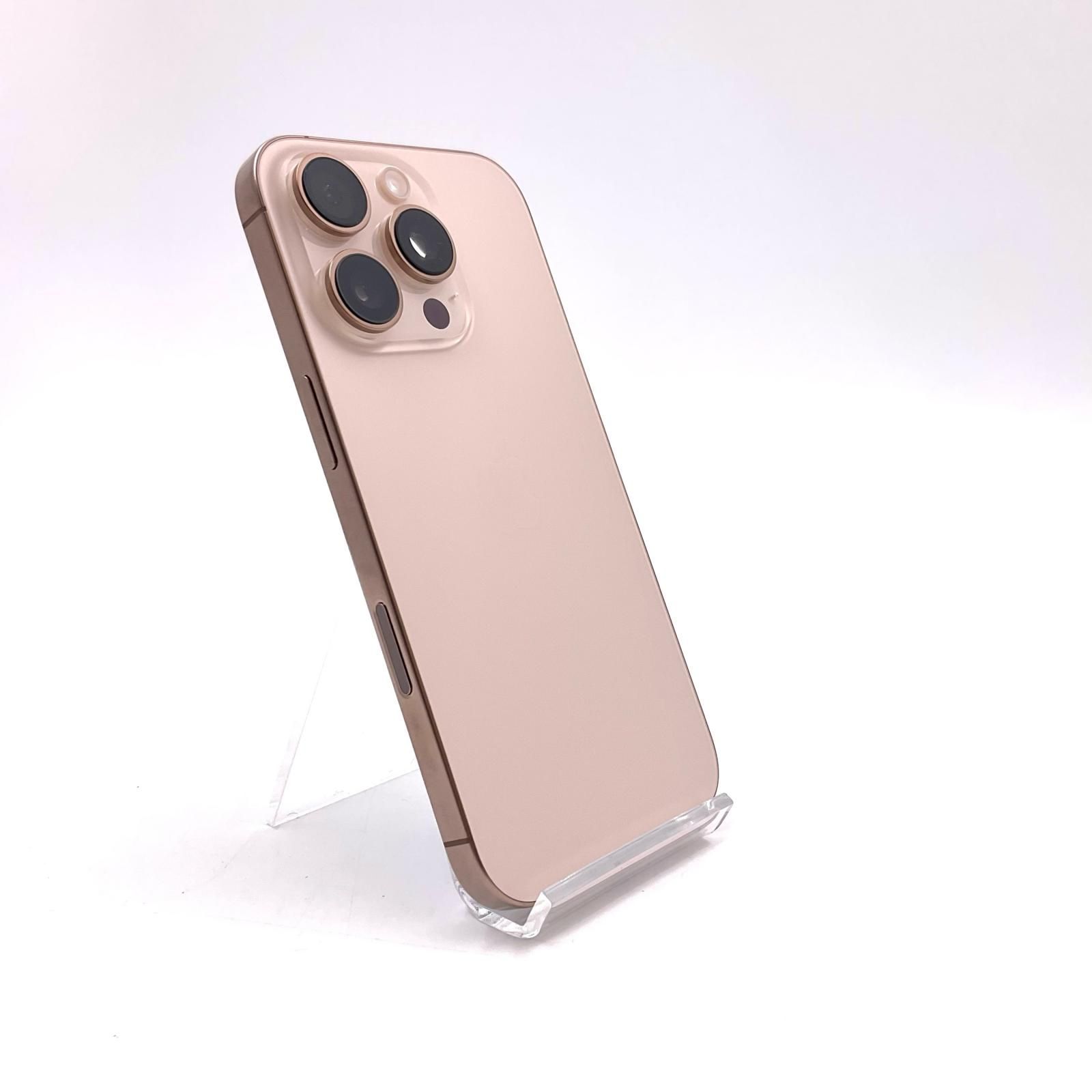中古品〕 iPhone16 Pro 128GB デザートチタニウム MYMX3J／A SIMフリー