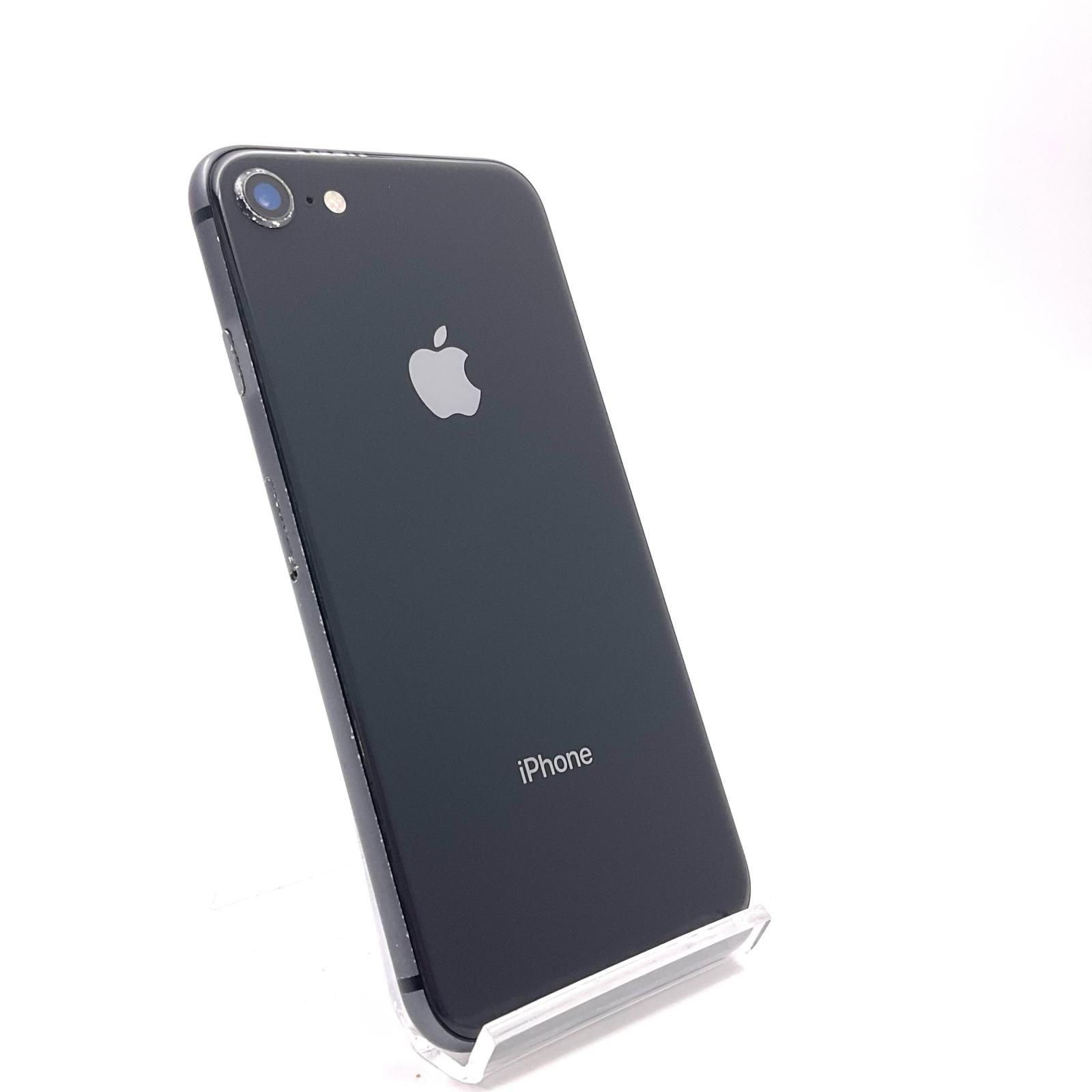 iPhone 8 スペースグレー 本体　充電コード付き　動作確認済み スマートフォン・携帯電話 【最速発送】 iPhone 8 64GB スペースグレイ