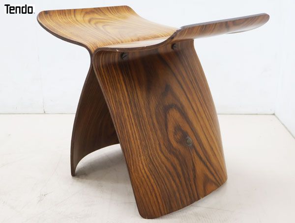 ☆希少☆ 天童木工 TENDO バタフライスツール チェア/椅子 ローズ