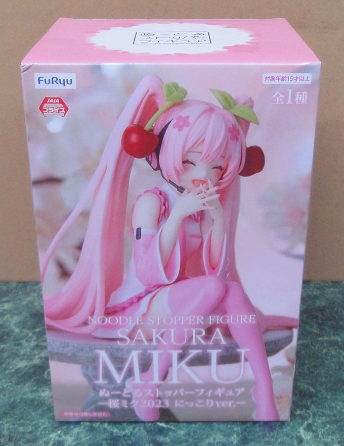 フィギュア 桜ミク 2023 にっこりver. ぬーどるストッパーフィギュア