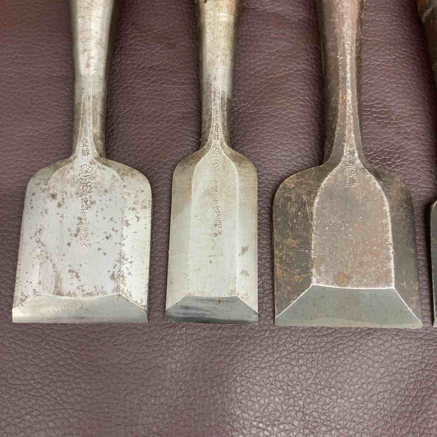 品 鑿 のみ 全10本まとめ 正兼2本 助正2本 岩崎 光国 石流 廣貞 作者不明 鉋 和工具 大工道具