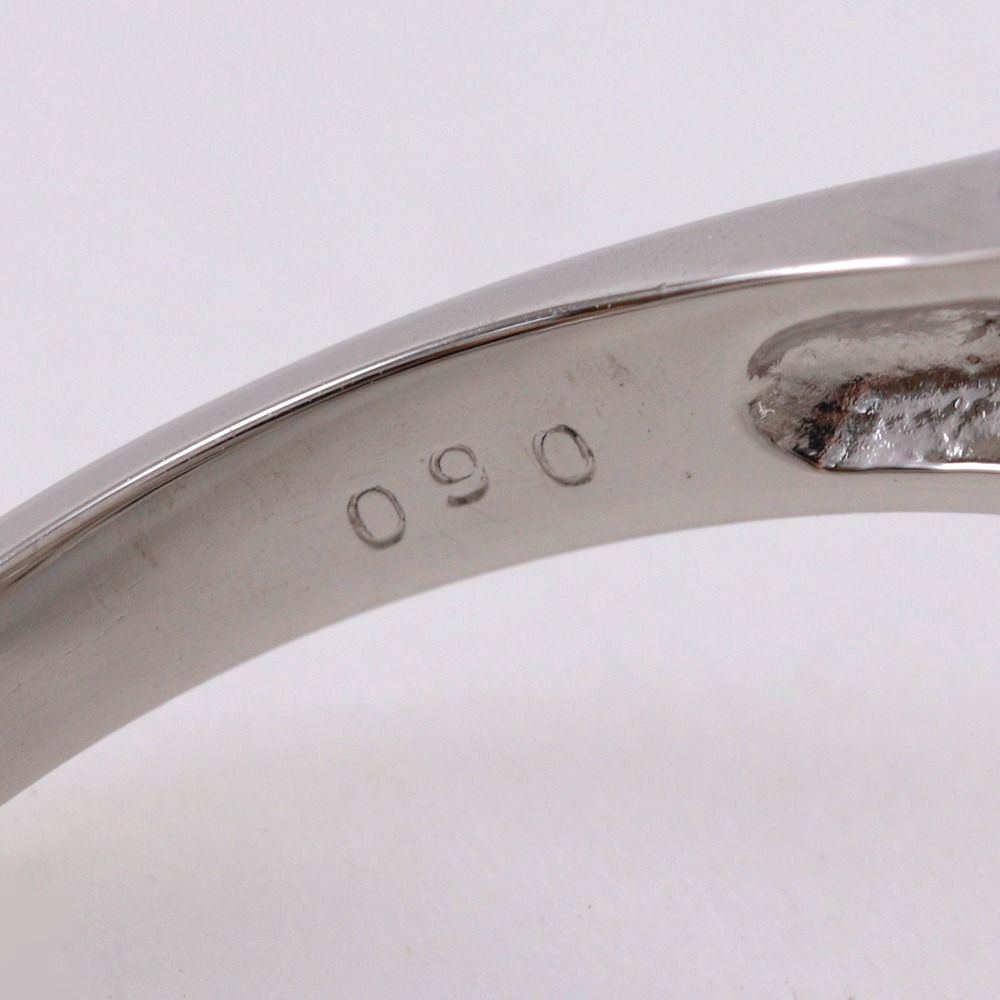 Pt 900プラチナ×ダイヤモンド 15号 0.60 レディース 6.4 g リング 指輪 ドット柄 その他 