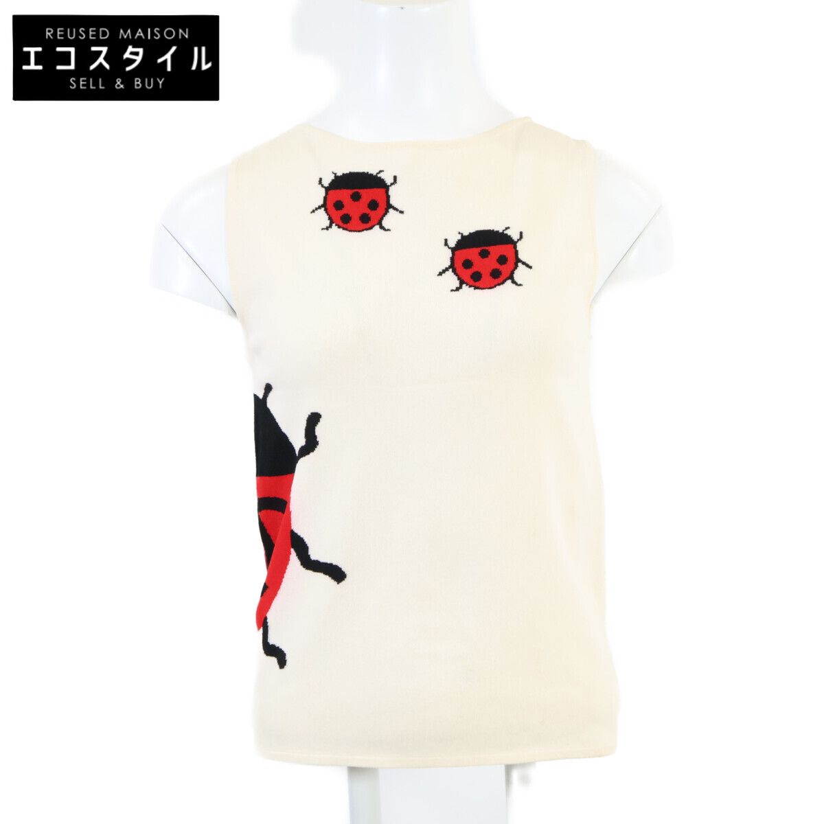 CHANEL シャネル 01 P てんとう虫 ココマーク ノースリーブ 42