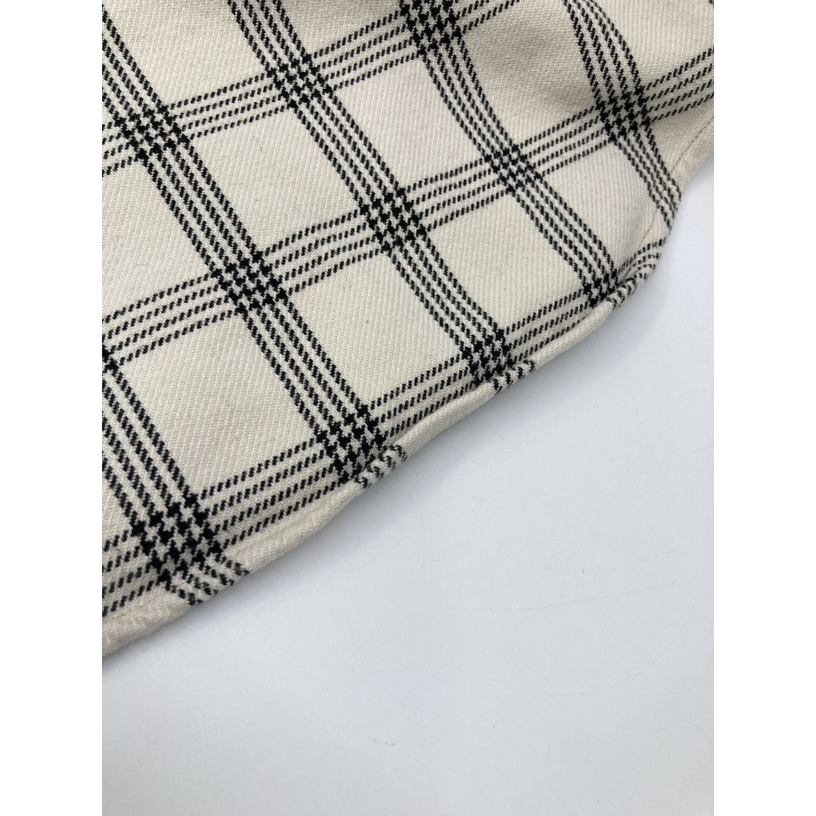 IRON HEART アイアンハート ﾎﾜｲﾄ×ﾌﾞﾗｯｸ ｲﾝﾃﾞｨｺﾞﾁｪｯｸｳｴｽﾀﾝｼｬﾂ S