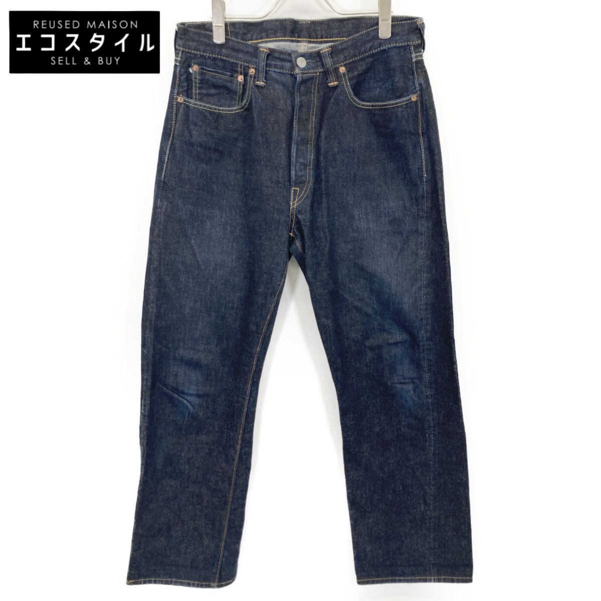 フルカウント 0105 XX ｲﾝﾃﾞｨｺﾞ ﾜﾝｳｫｯｼｭ Wide Denim Heavy Oz ﾃﾞﾆﾑﾊﾟﾝﾂ 32