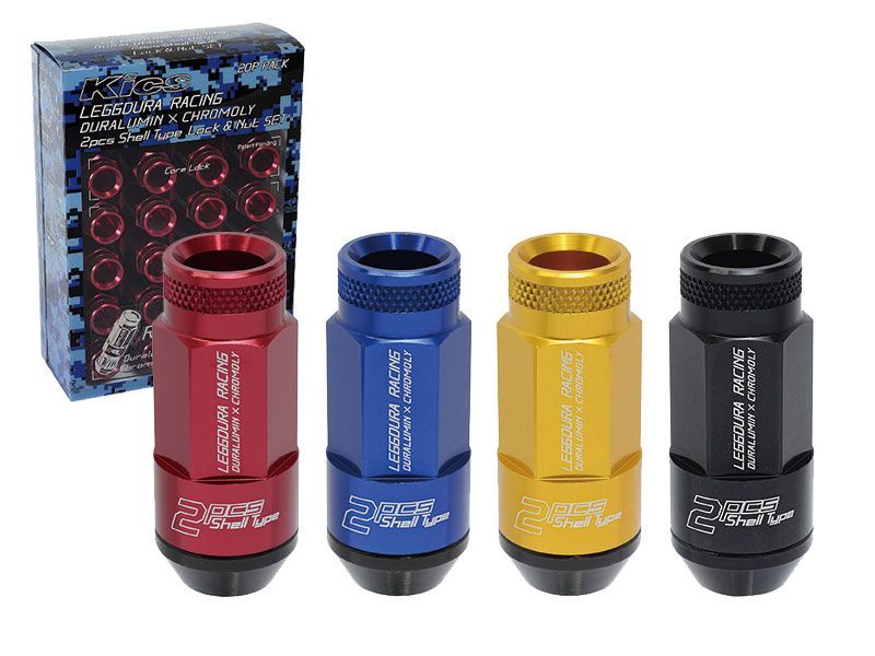 KYO EI キックス レデューラレーシング シェルタイプ ホイールナット＆ロックセット ローレットタイプ M 12 P 1 25