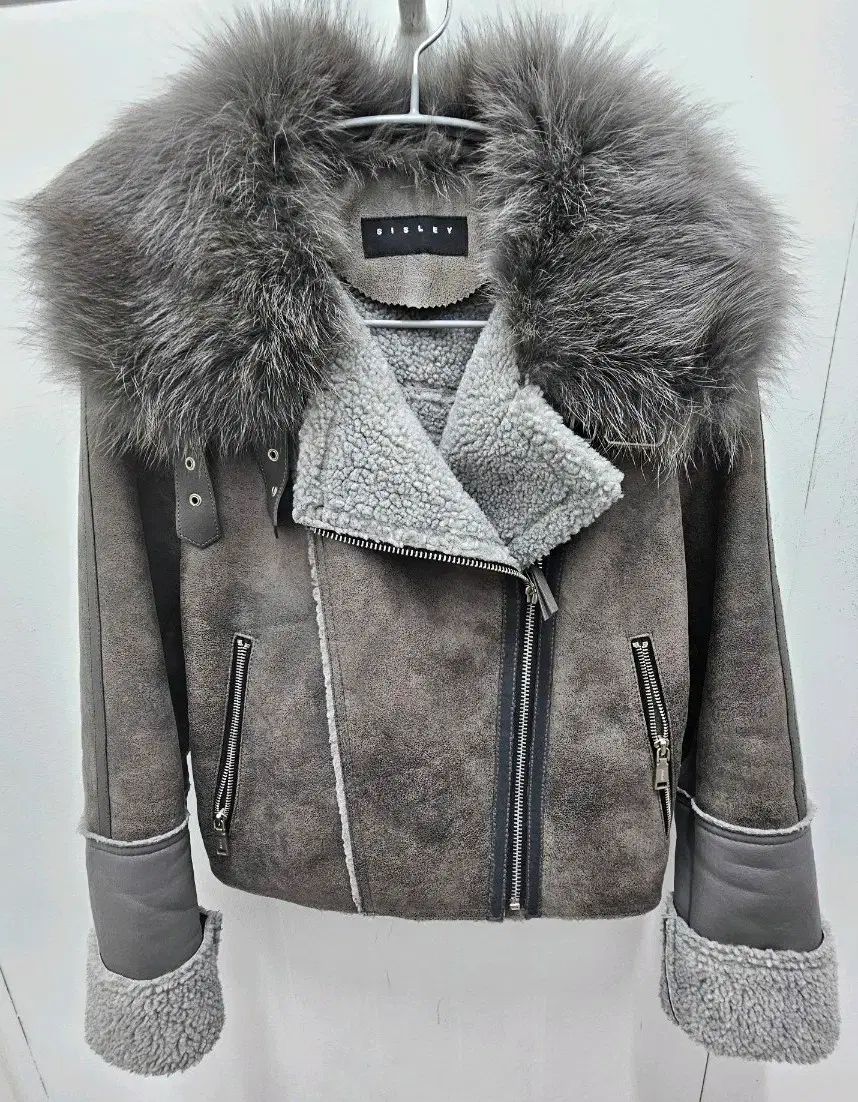 シスレー バックル ムートン ジャケット