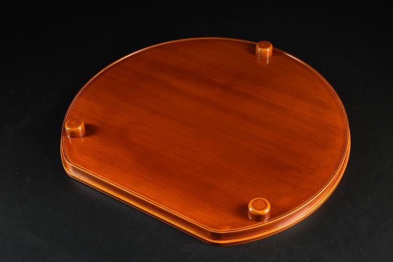 蔵A5721b】飛騨春慶 足付半月盆 会席膳 五客 - メルカリ