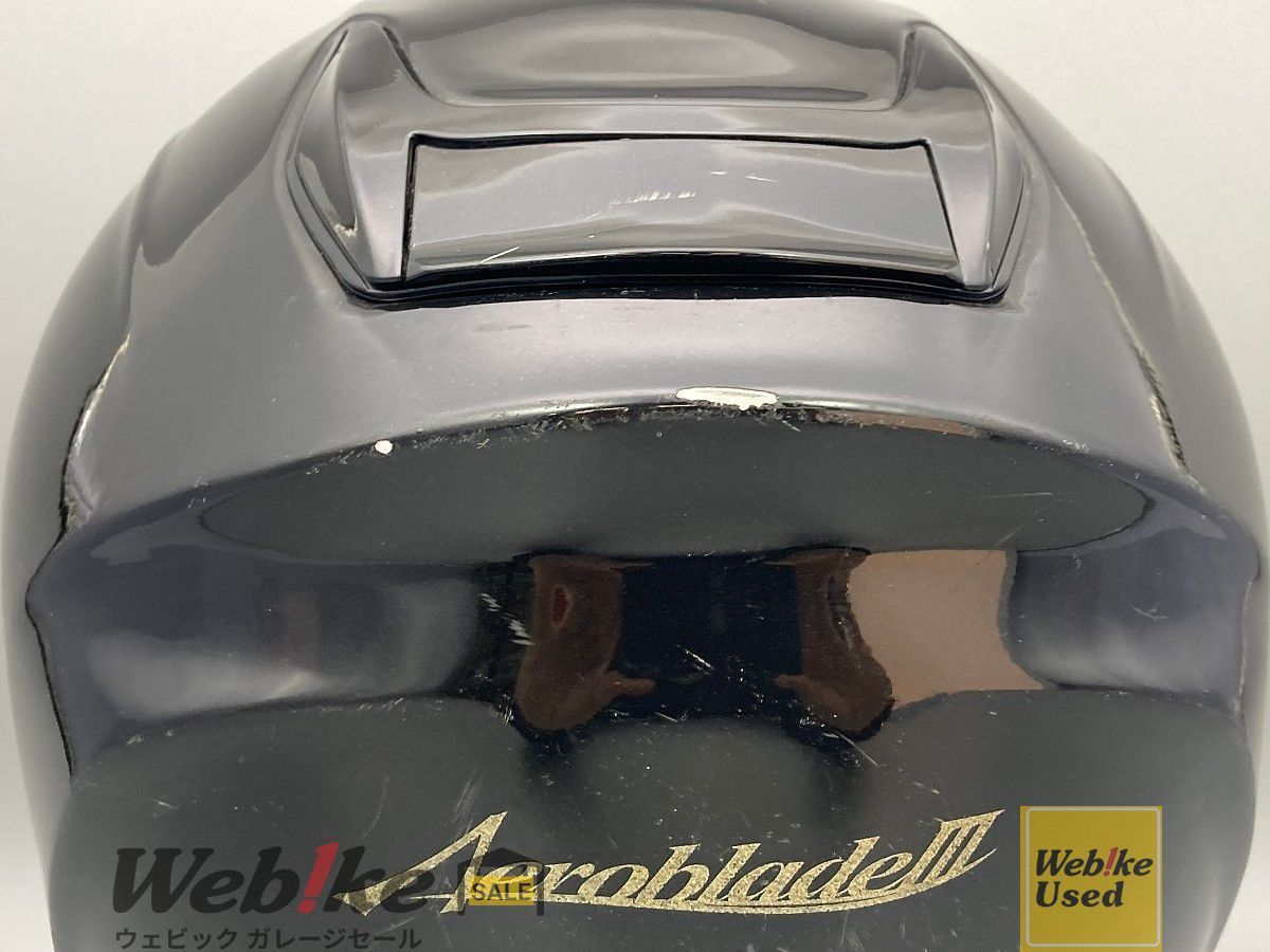 ブラックメタリック フルフェイスヘルメット