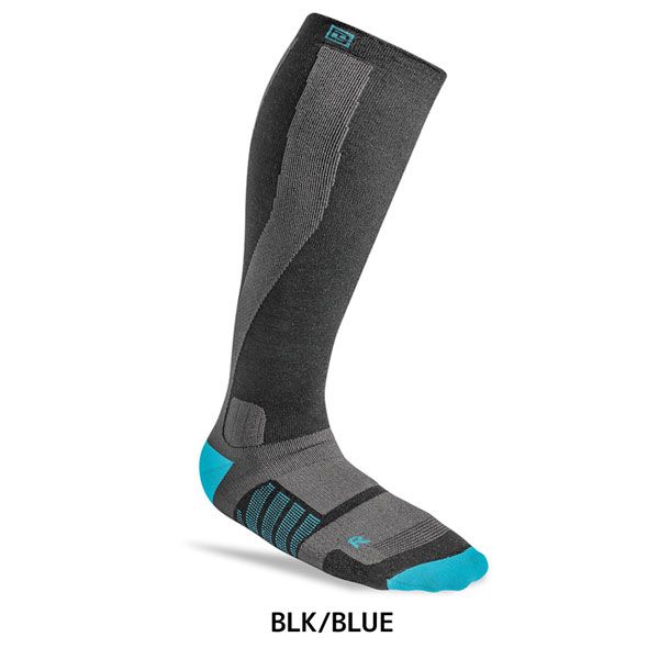 ディーラックス サーモソックスプラス DEELUXE THERMO SOCKS EVO + スキー スノーボード 靴下 ソックス ブラックブルー S M L