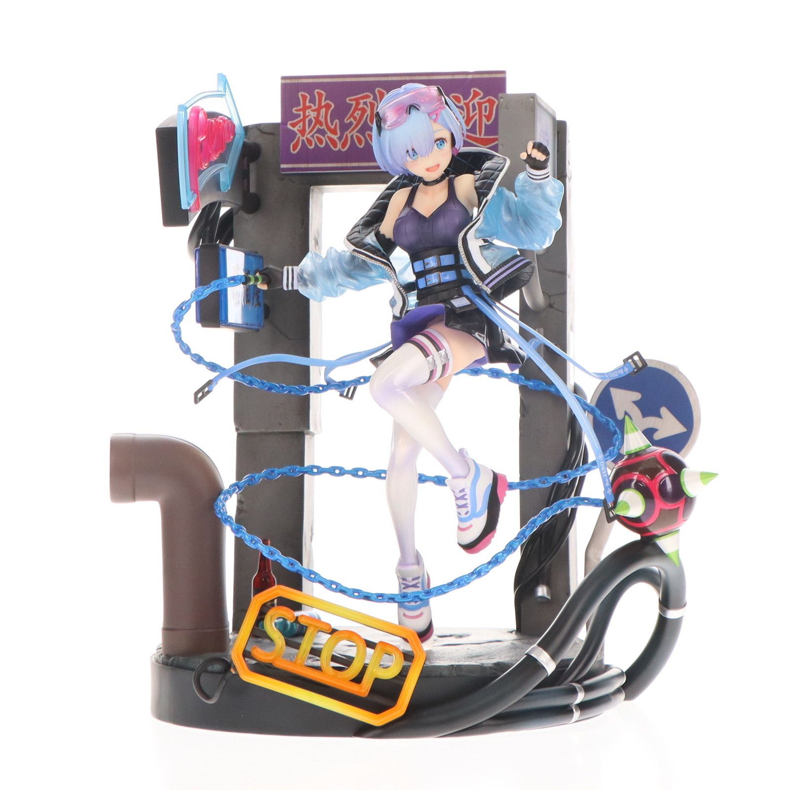 渋谷スクランブル　Re：ゼロから始める異世界生活 レム neon city SHIBUYA SCRAMBLE FIGURE レム -Neon City Ver.- 1/7スケールフィギュア