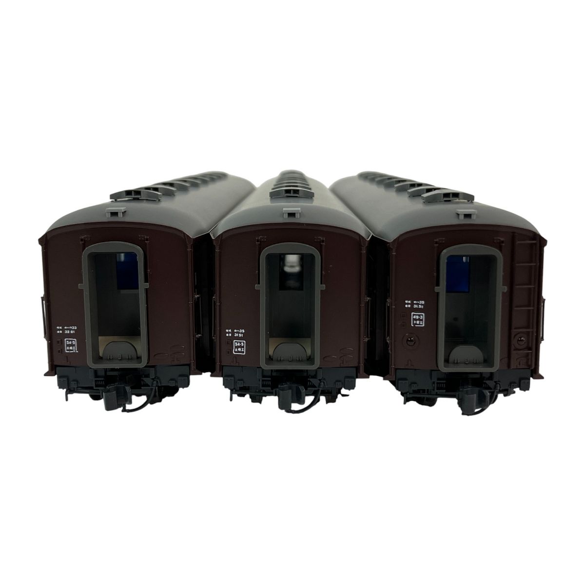 KATO 1-514/1-512 オハフ33 オハ35 旧型客車 茶色 3両セット HOゲージ