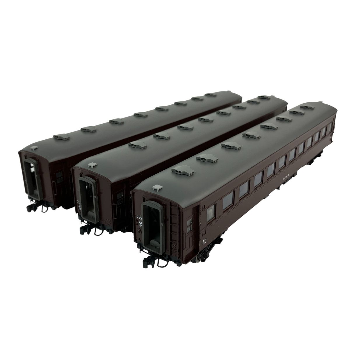 KATO 1-514/1-512 オハフ33 オハ35 旧型客車 茶色 3両セット HOゲージ