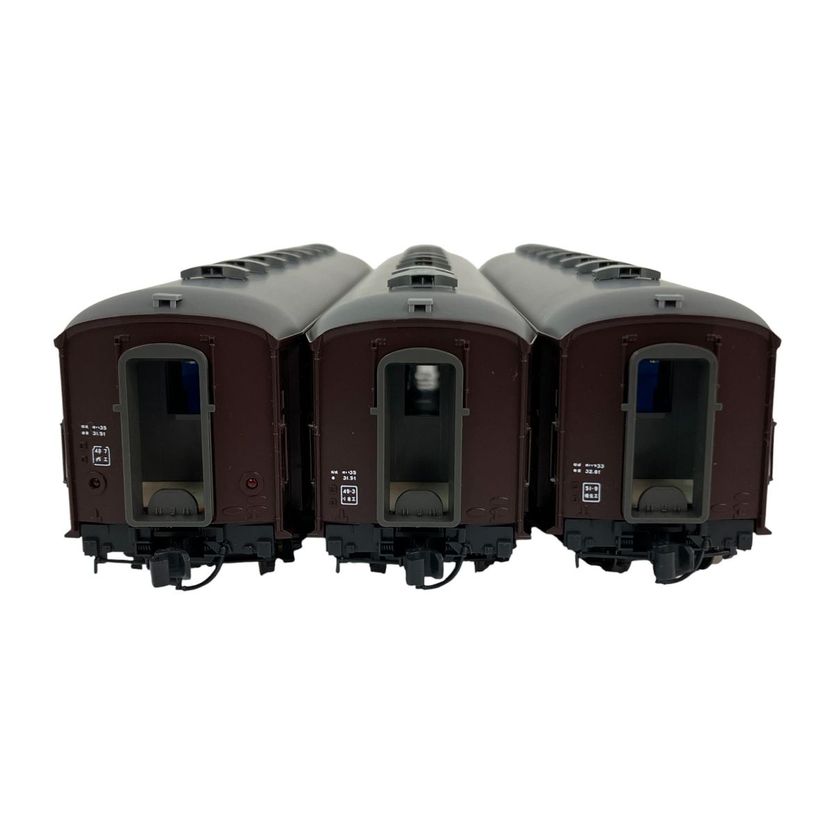 KATO 1-514/1-512 オハフ33 オハ35 旧型客車 茶色 3両セット HOゲージ