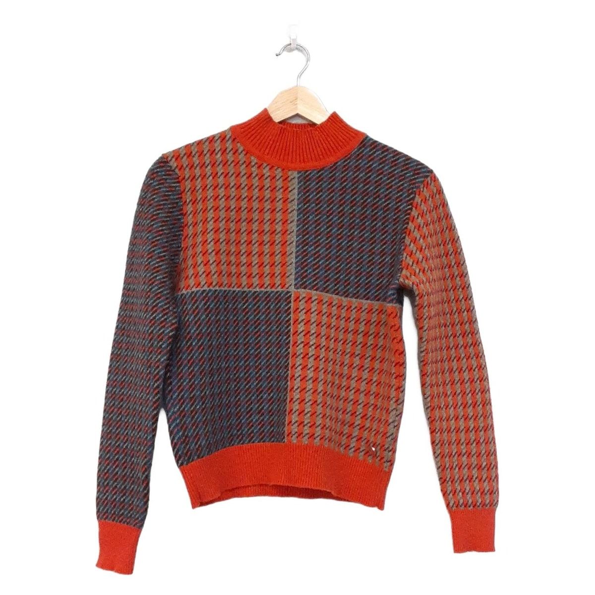 HERMES(エルメス) 長袖セーター サイズ34 S レディース美品 - オレンジ