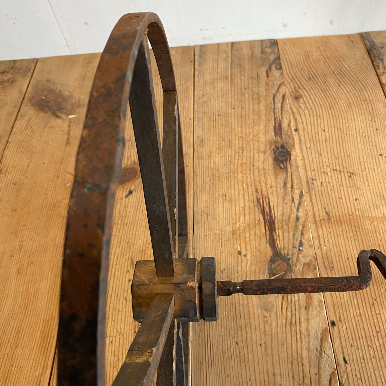 アンティーク 古家具 古道具鉄製 車輪パーツ インダストリアル