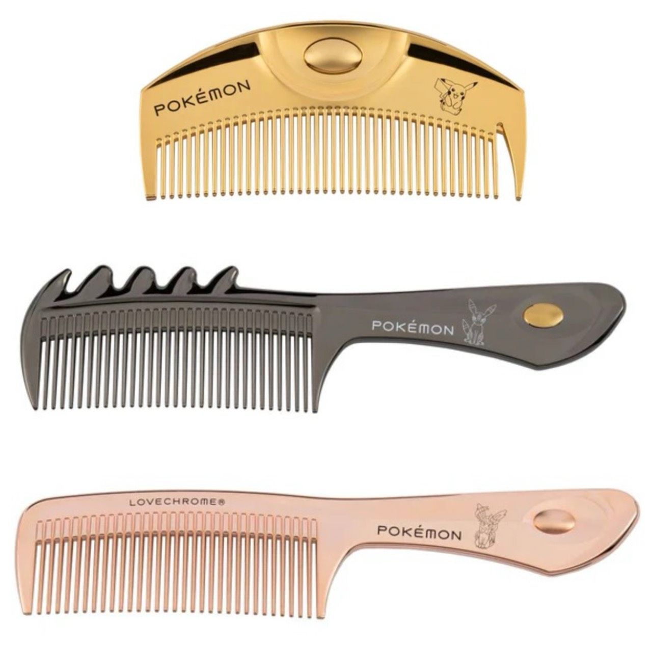 LOVECHROME ラブクロム ポケモン ヘアコーム3点セット - メルカリ