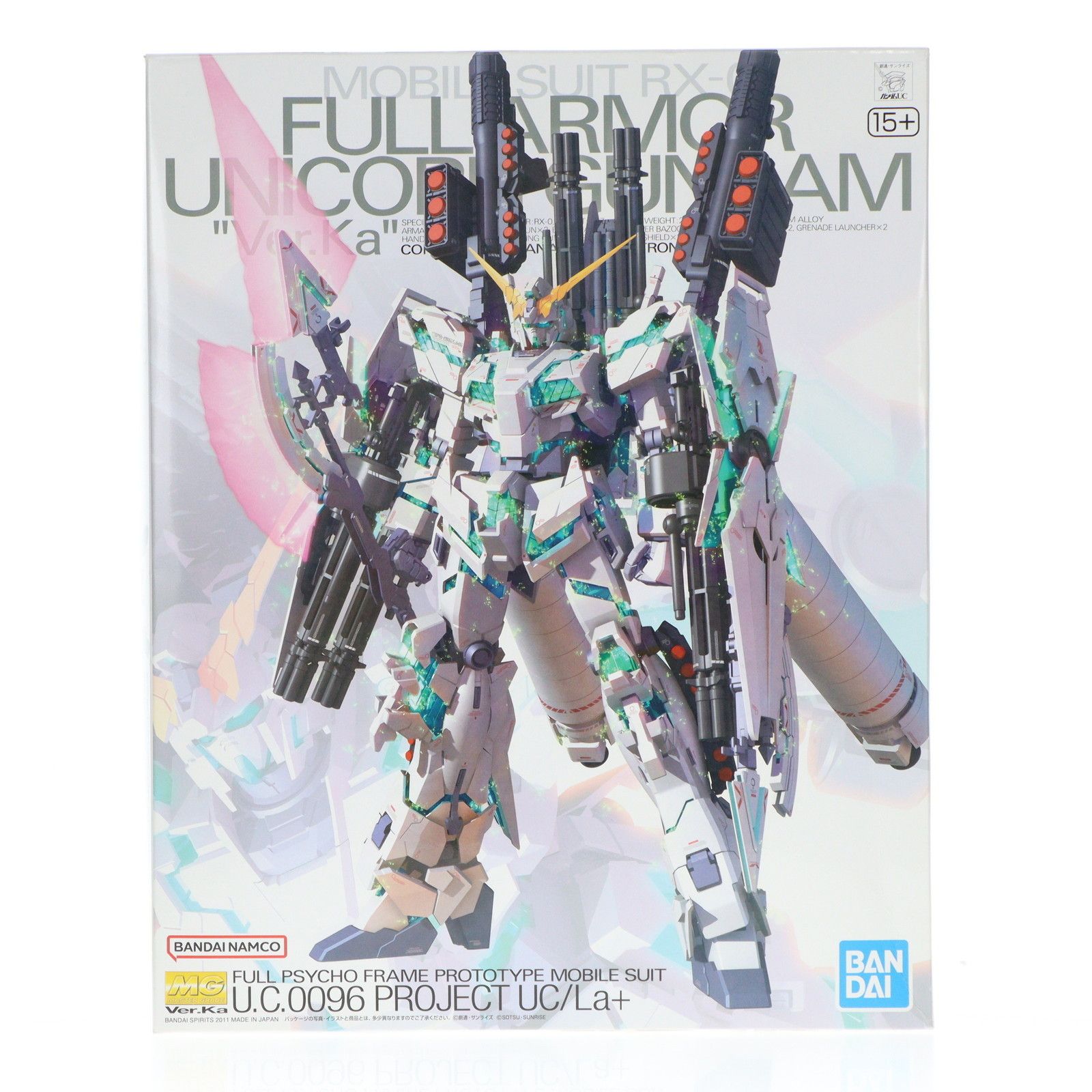 (再販) MG 1/100 RX-0 フルアーマーユニコーンガンダム Ver.Ka 機動戦士ガンダムUC(ユニコーン) プラモデル(5061589) バンダイスピリッツ