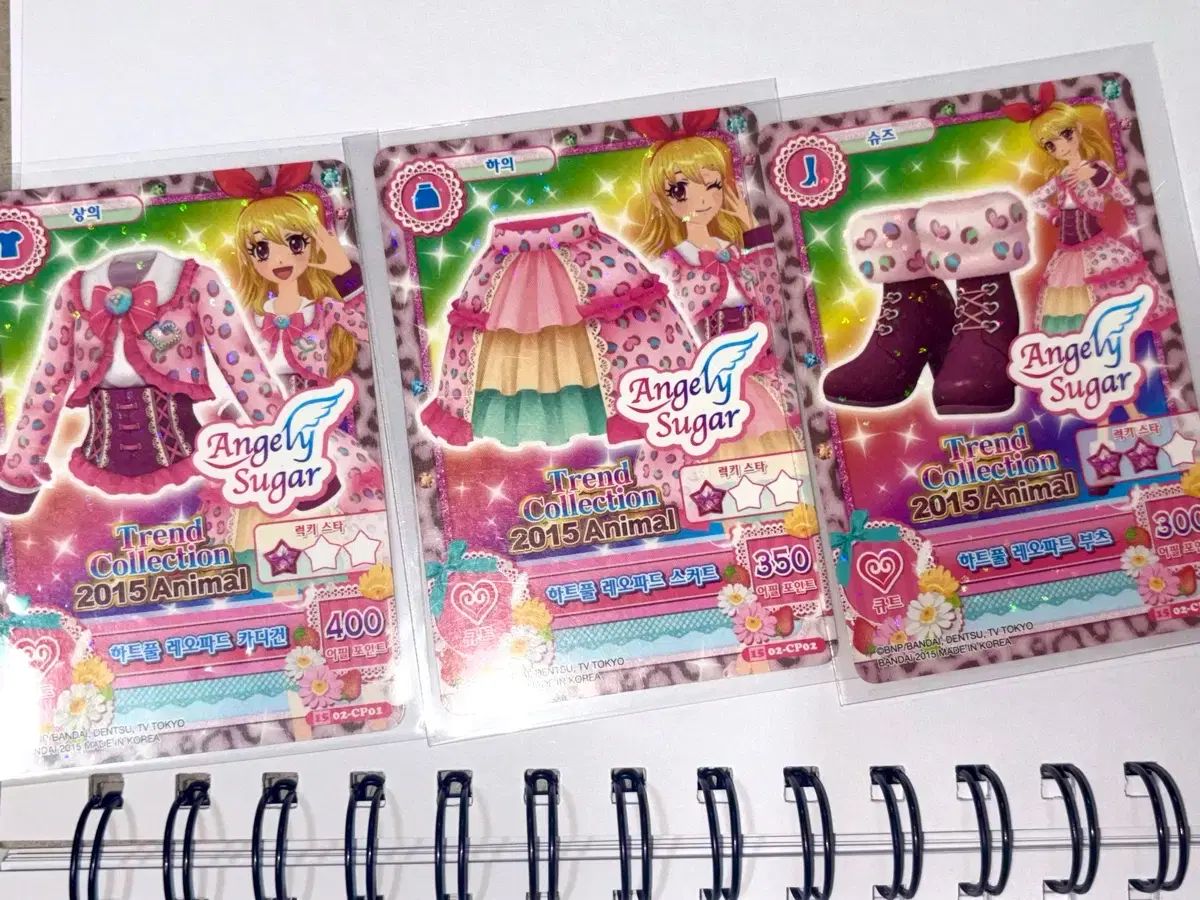 one star made in japan 25.0cm 未使用新品 アイカツ！ ハートフル ヒョウ柄 レオパード セット 韓国版