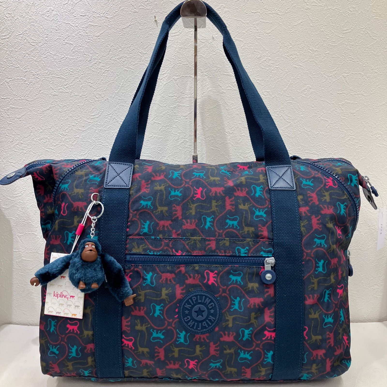 6634 Kipling キプリング トートバッグ ボストンバッグ Art M Monkey 
