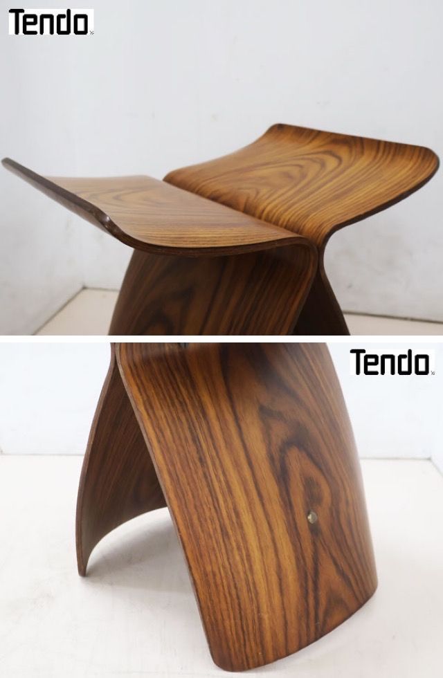 ☆希少☆ 天童木工 TENDO バタフライスツール チェア/椅子 ローズ