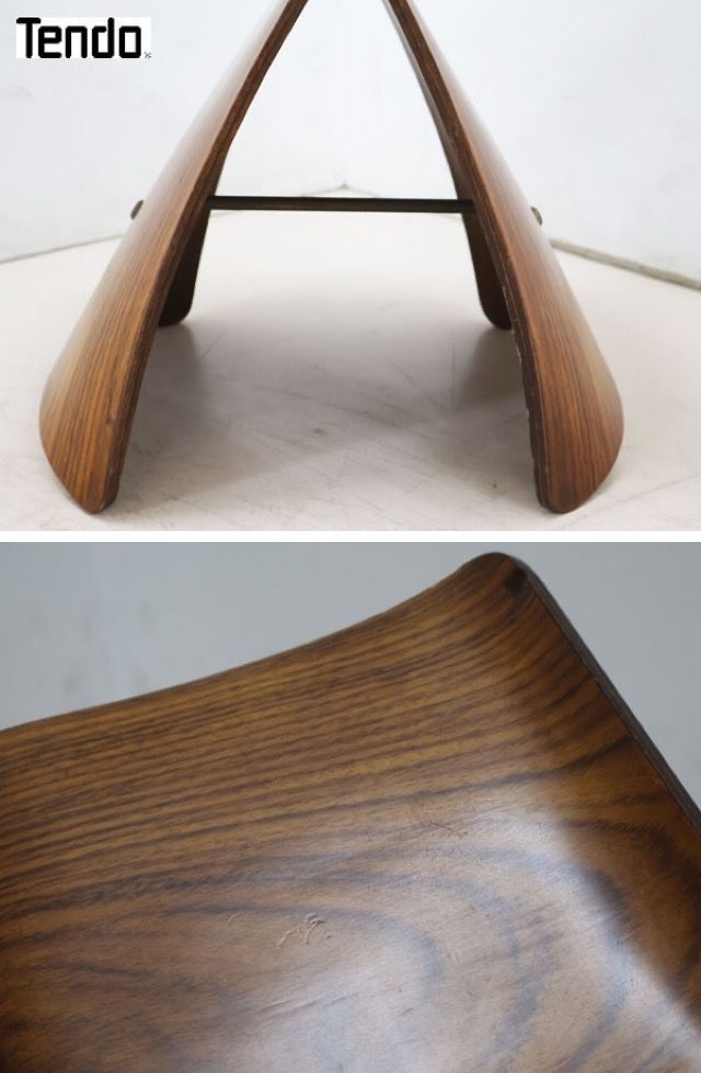 ☆希少☆ 天童木工 TENDO バタフライスツール チェア/椅子 ローズ