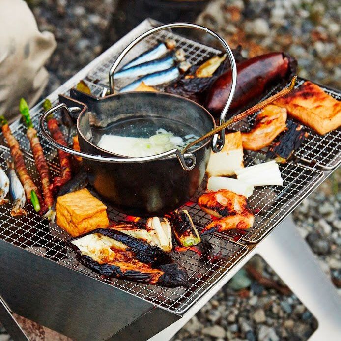 ノートブックSS BBQグリル コンパクト スタイリッシュ ポータブル おうちキャンプ ソロキャンプ 162837