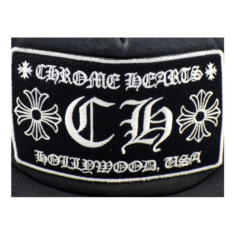 クロムハーツ CHROME HEARTS 【 CH TRUCKER CAP 】 CH 刺繍 ワッペン