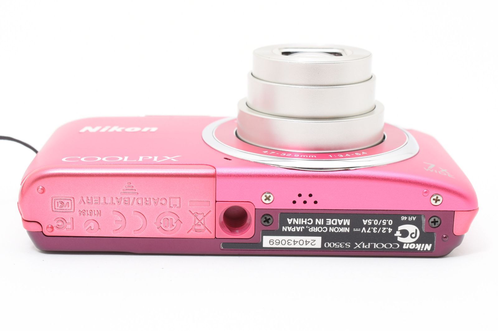 Nikon ニコン COOLPIX S 3500 コンパクトデジタルカメラ ピンク 多数 一眼レフカメラ コンパクトデジタルカメラ 