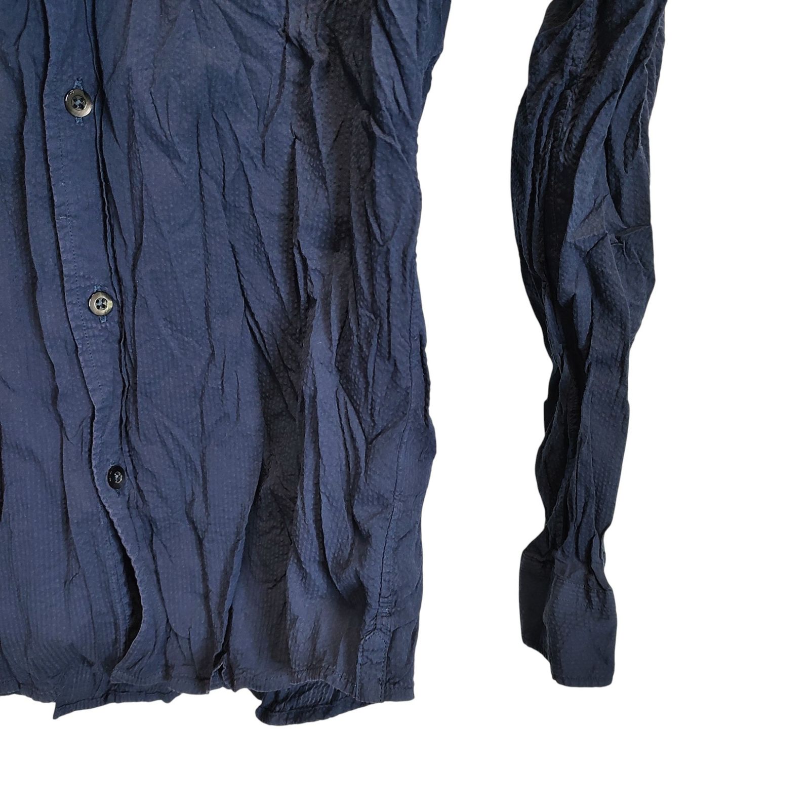 5351 POUR LES HOMMES 5351プールオム シワ加工 長袖 シャツ