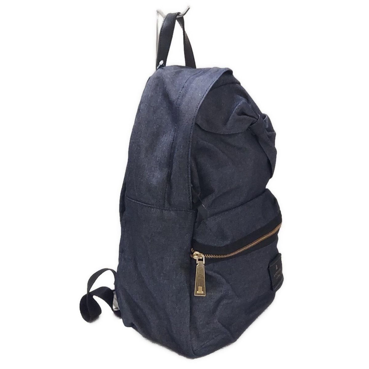 LANVIN en Bleu ランバンオンブルー リュックサック - ダークネイビー×黒 リボン レザー