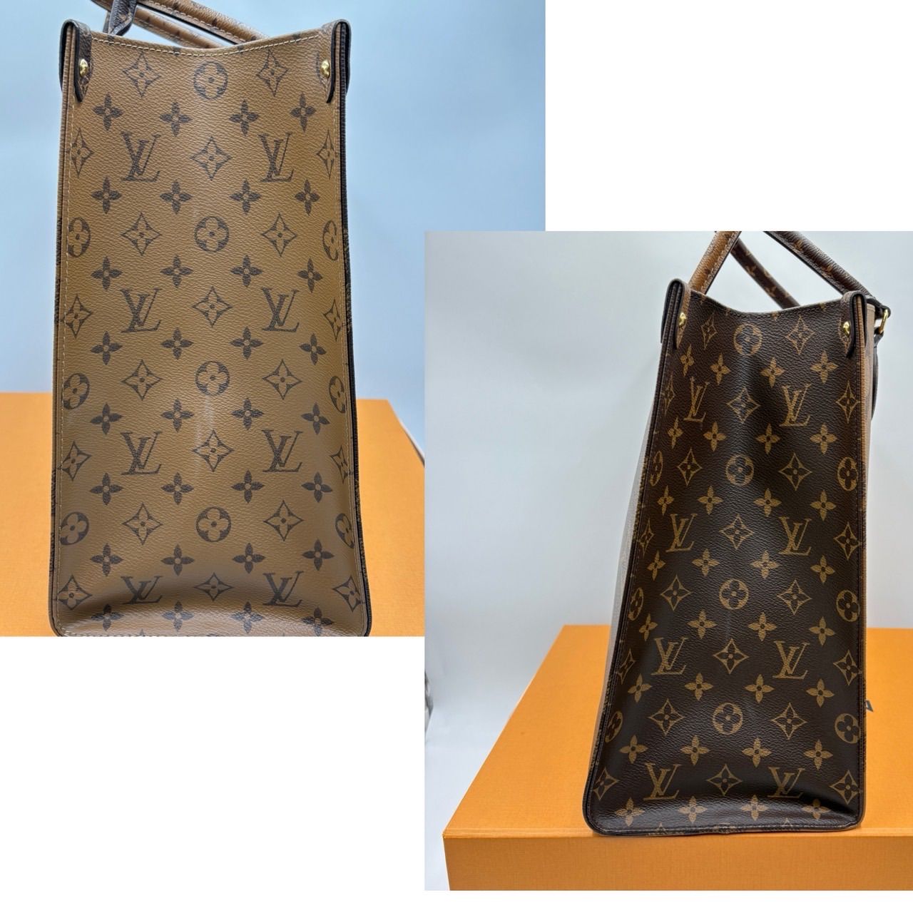 ★【超美品】ルイヴィトン オンザゴーGM モノグラム ジャイアント リバース ❣️ルイヴィトン❣️オンザゴーGMモノグラムジャイアントリバース