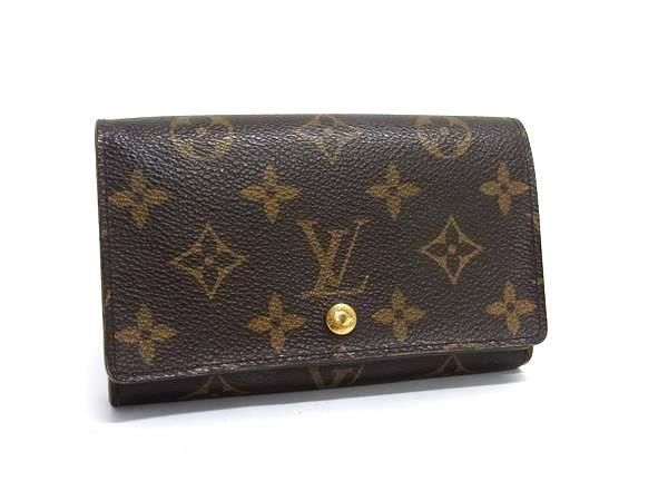ルイヴィトン　折り財布　ポルトモネビエトレゾール　モノグラム　ブラウン　PVC LOUIS VUITTON ルイヴィトン 財布 モノグラム ポルトモネ ビエトレゾー