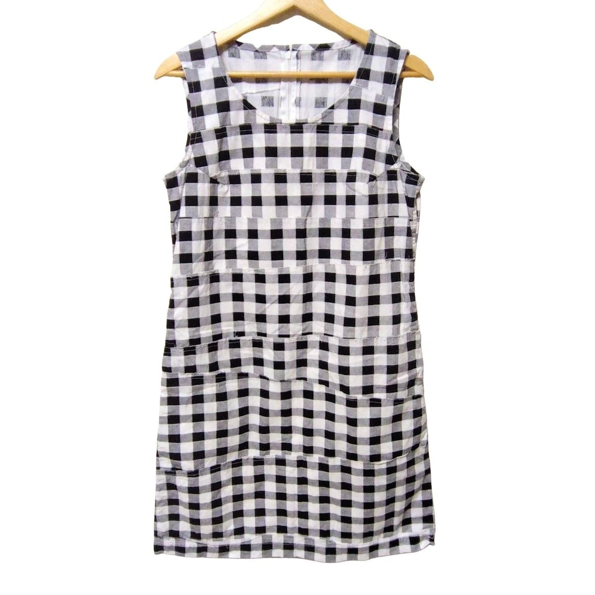 トリココムデギャルソン ワンピース サイズM レディース美品 - 黒×白