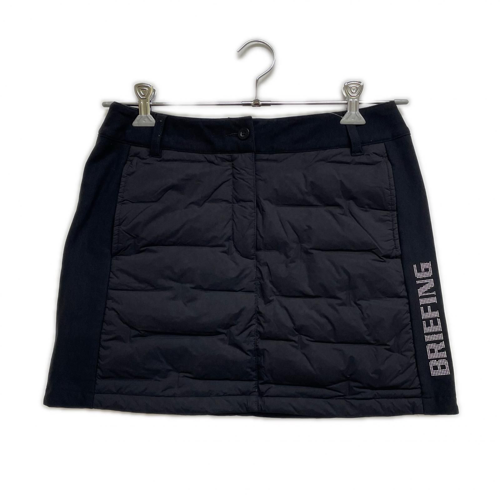 レディース ブリーフィング BRIEFING スカート S 黒 ブラック ダウン入り